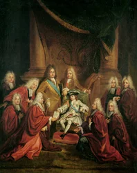 Louis XV Granting Patents of Nobility to the Municipal Body of Paris